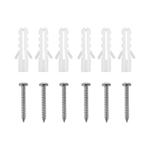 Zestaw dwóch atrap kamer tubowych, diody IR LED, biała, zasilanie 2xAA (brak w zestawie), ABS, IR1800 WT