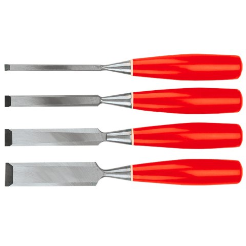 Dłuta 6-24 mm, zestaw 4 szt.