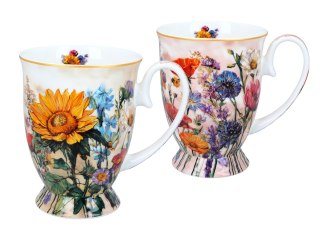 Kpl. 2 kubków w sercu - L. Lozano, Kwiaty polne (CARMANI)