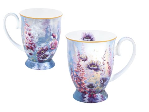 Kpl. 2 kubków w sercu - L. Lozano, Kwiaty polne (CARMANI)