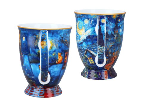 Kpl. 2 kubków w sercu - inspirowany malarstwem V. van Gogh (CARMANI)