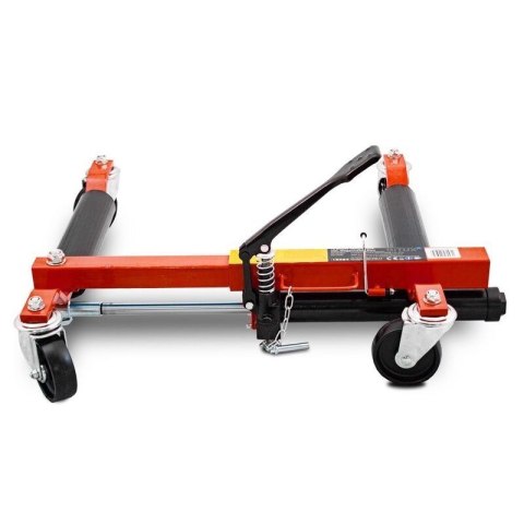 Podnośnik Hydrauliczny Zestaw 2szt Płaski na kółkach do Auta do 680kg każdy