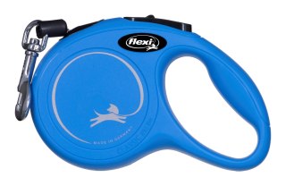 Flexi smycz automatyczna New Classic XS linka 3 m - dla psa do 8 kg, kolor niebieski