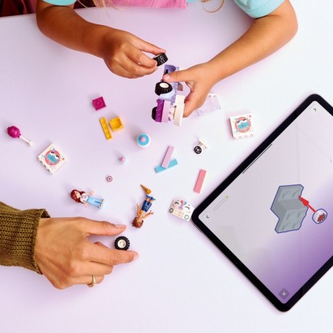 Klocki friends 42675 jednorożcowa dostawa tortu