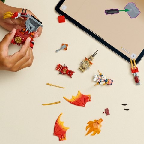 Klocki ninjago 71851 smok-mech kaia - zestaw bitewny