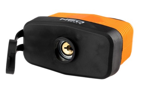 Kłódka wodoodporna, laminowana osłona gum. 65mm