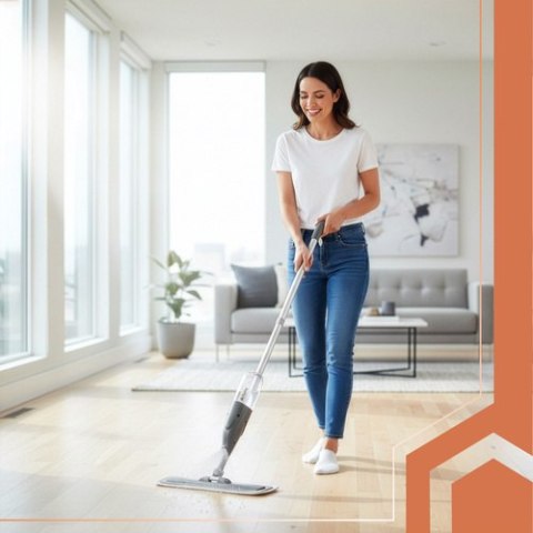 Mop ze spryskiwaczem 300ml Ruhhy 24087