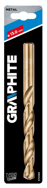 Wiertło do metalu HSS-Co, 13.0 mm