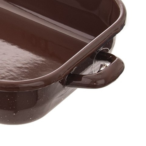 Brytfanna Emaliowana Prostokątna Brown 2,2 L, 34x18,5x6,5 cm