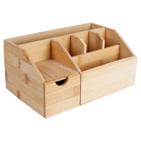 Organizer na Kosmetyki do Makijażu Bambusowy ELEGANZA 24 x 15 x 11 cm