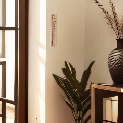 Termometr Uniwersalny Drewniany Brązowy ORION 20 cm Wewnątrz Zewnątrz