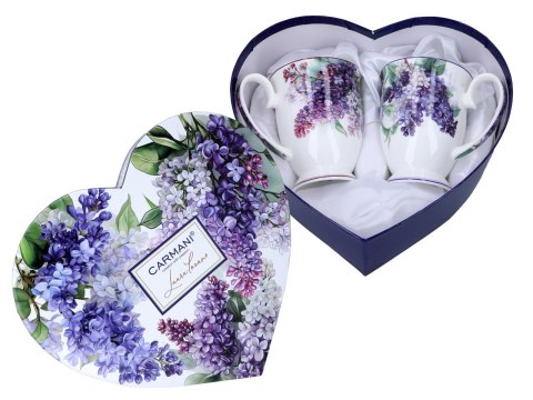 Kpl. 2 kubków w sercu - L. Lozano, Bzy (CARMANI)