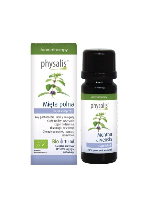 OLEJEK ETERYCZNY MIĘTA POLNA BIO 10 ml - PHYSALIS