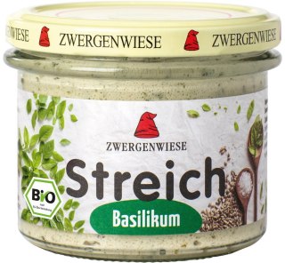 PASTA SŁONECZNIKOWA Z BAZYLIĄ BEZGLUTENOWA BIO 180 g - ZWERGENWIESE