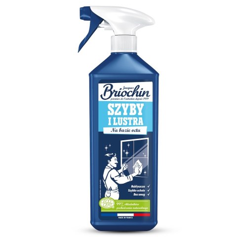 PŁYN DO MYCIA SZYB I LUSTER Z OCTEM W SPRAYU ECO 750 ml - BRIOCHIN