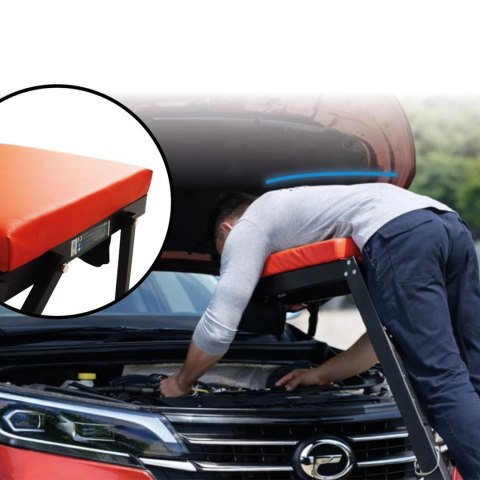 Stołek warsztatowy bituxx platforma robocza regulowana wysokość kąt 200kg