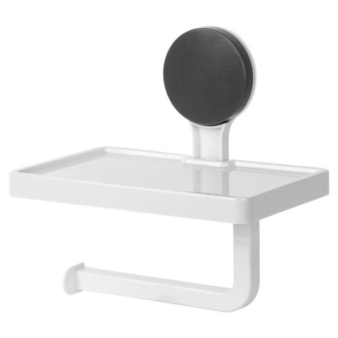 Uchwyt na Papier Toaletowy z Półką BATHROOM na Przyssawkę 18 x 17,5 cm