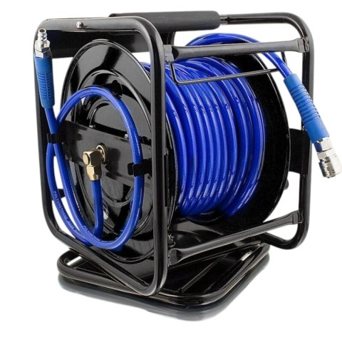 WĄŻ PNEUMATYCZNY ZWIJAK BĘBEN 30M 1/4" do kompresora sprężarki PU