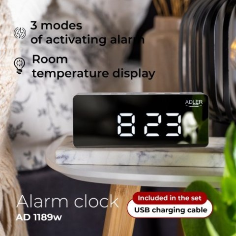 AD 1189 white Budzik