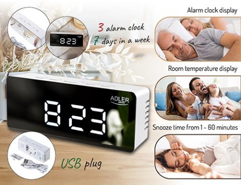 AD 1189 white Budzik