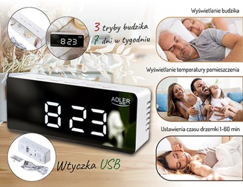 AD 1189 white Budzik