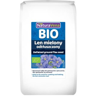 LEN MIELONY ODTŁUSZCZONY BIO 200 g - NATURAVENA