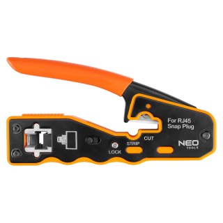Szczypce do zaciskania wtyków przelotowych RJ45