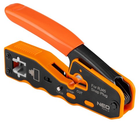 Szczypce do zaciskania wtyków przelotowych RJ45