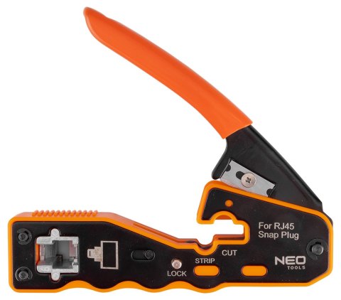 Szczypce do zaciskania wtyków przelotowych RJ45