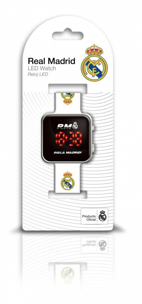 Zegarek led z kalendarzem real madryt
