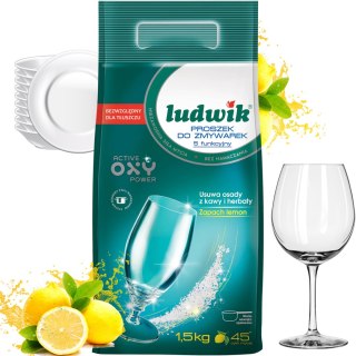 Ludwik 5-funkcyjny Proszek Do Zmywarek Worek 1,5kg