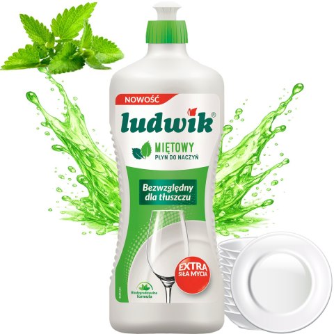 Ludwik Płyn Do Naczyń Miętowy Butelka 900g