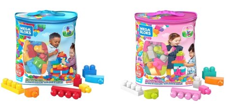 MEGA BLOKS klocki 60el torba niebieska DCH55 /6