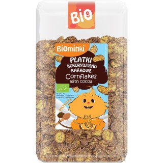 PŁATKI KUKURYDZIANO-KAKAOWE BIO 300 g - BIOMINKI