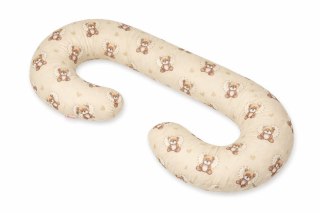 Poduszka ciążowa typu C dla kobiet w ciąży do spania karmienia + zdejmowana poszewka - Misiove love