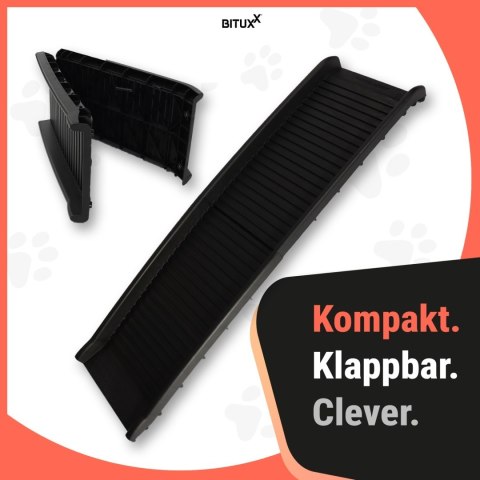 Trap Rampa dla psa Kładka pomocnicza do 90kg Podest do samochodu/auta