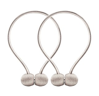 AG701D Klamra do firan zasłon beż 2szt