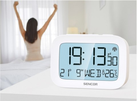 Budzik z termometrem, zegar sterowany radiem dcf77