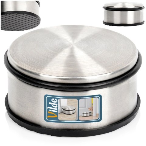 Stoper do Drzwi Ciężki Stal Nierdzewna bez Montażu 11,5 cm VILDE