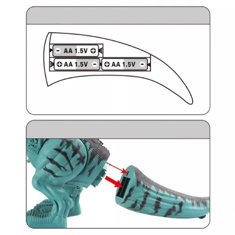 Dinozaur T-Rex Zabawka Edukacyjna Chodzi Znosi Jaja Realistyczne Dźwięki