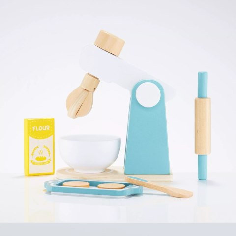 Drewniany Mikser Kuchenny dla Dzieci Akcesoria Zabawa w Gotowanie