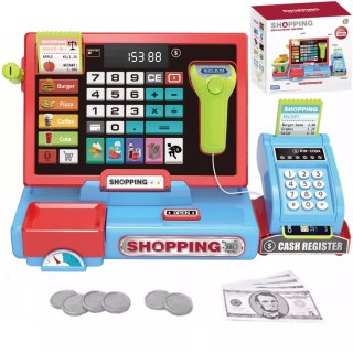 Elektroniczna kasa fiskalna sklepowa dla dzieci akcesoria zabawa w sklep