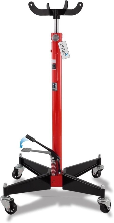 Hydrauliczny podnośnik do skrzyń biegów 500kg czerwony