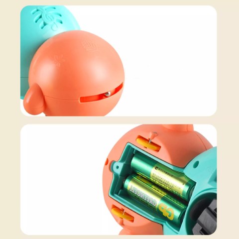 Interaktywna Gąsienica do Raczkowania dla dzieci światła dźwięk melodia