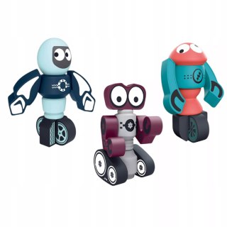 Klocki magnetyczne dla dzieci roboty 21 elementów kosmiczna zabawa