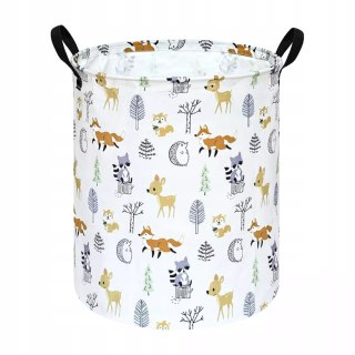 Kosz na zabawki 40x50 cm - duży organizer dla dzieci do pokoju dziecięcego