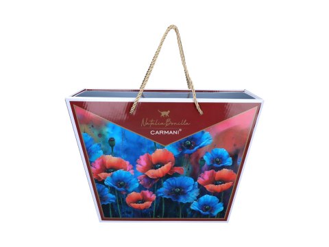 Kpl. filiżanka i kubek - N. Bonilla, Niebieskie maki (CARMANI)