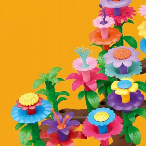 Kreatywny Ogródek klocki konstrukcyjne 148 El. Kwiaty Edukacyjne kwiatki