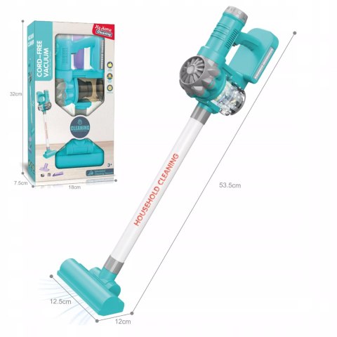 Odkurzacz dla Dzieci Pionowy 2w1 Zestaw do Sprzątania 3 Ssawki Dźwięki