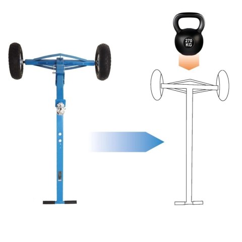 Pomoc manewrowa do przyczepy 270 kg